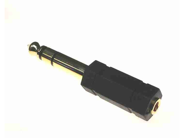 AMERICAN RECORDER 1/4 inch TRS (male) to 3.5mm (female)