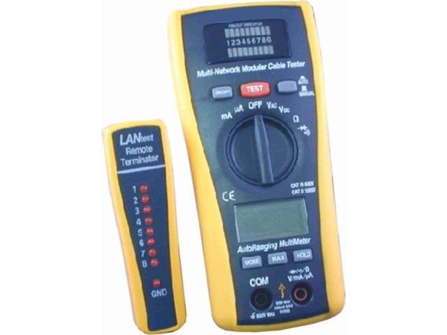 3 in 1 Digital Multimeter/LAN/Coaxial Tester