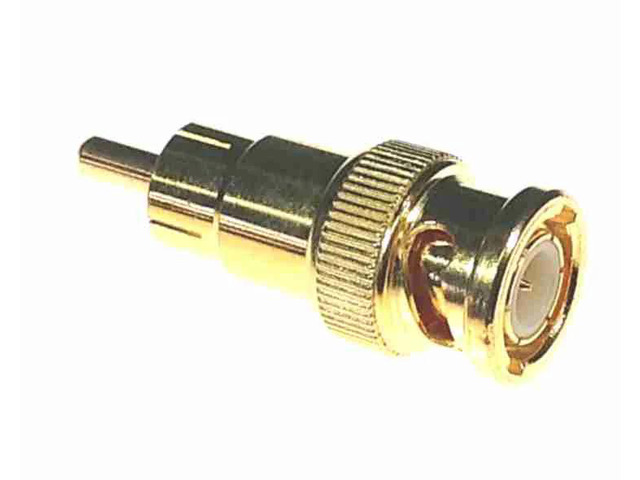 AMERICAN RECORDER BNC Male To RCA Male Adapter