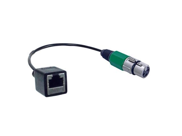 RJ45 (female) to Single XLR (female) Adapter Cable for AXIA