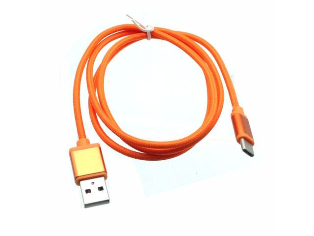 AMERICAN RECORDER USB-A to USB-C Nylon Braided Cable - 3 feet
