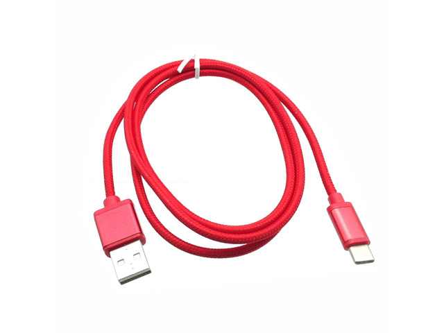 AMERICAN RECORDER USB-A to USB-C Nylon Braided Cable - 3 feet