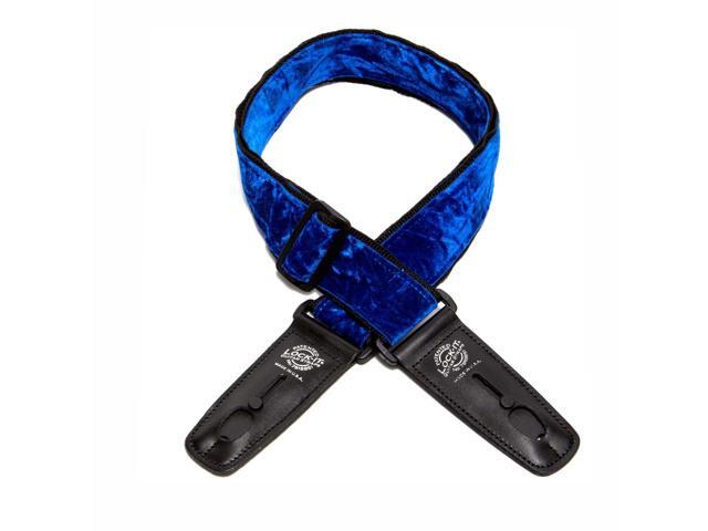 Lock-It Guitar Straps - 2' Wide Plush Crush Velvet