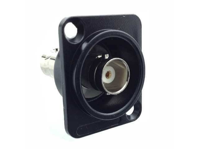 AMERICAN RECORDER Pass Through 75 Ohm BNC Female D Type Panel Mount