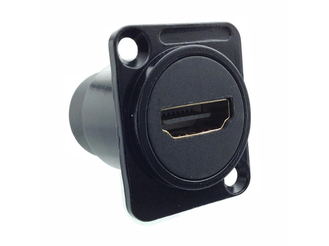 AMERICAN RECORDER Pass Through HDMI Female D-Type Chassis Panel Mount
