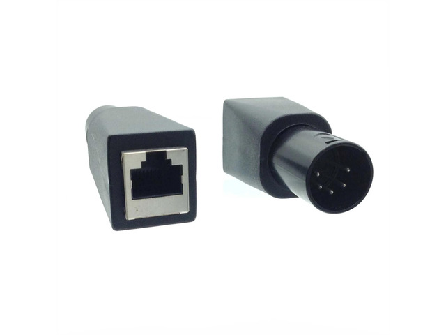 AMERICAN RECORDER DMX 5 Pin XLR Male to RJ45 Female Adapter
