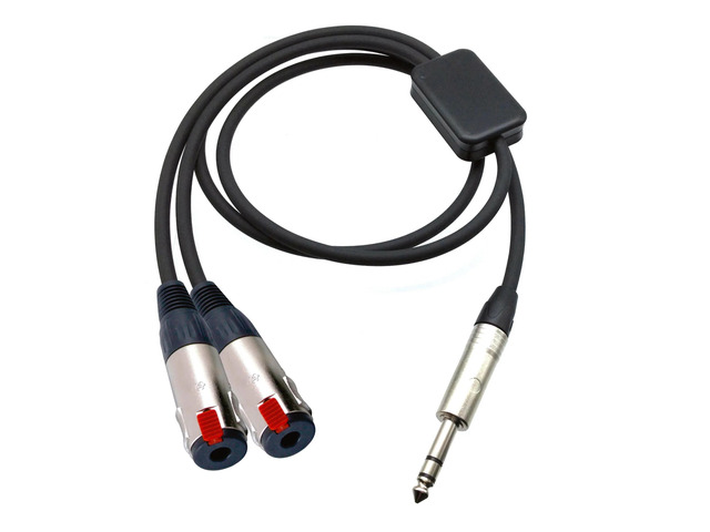 PRO Series Y Cable - TRS Male to Dual TRS Female