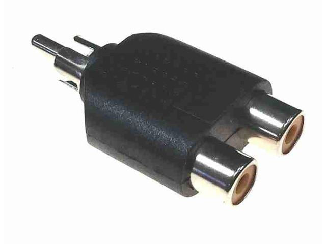 AMERICAN RECORDER RCA (male) to Dual RCA (female)