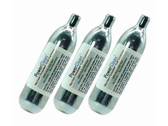 16 gram Non-Threaded Carbon Dioxide Gas Cartridge - 3 pack