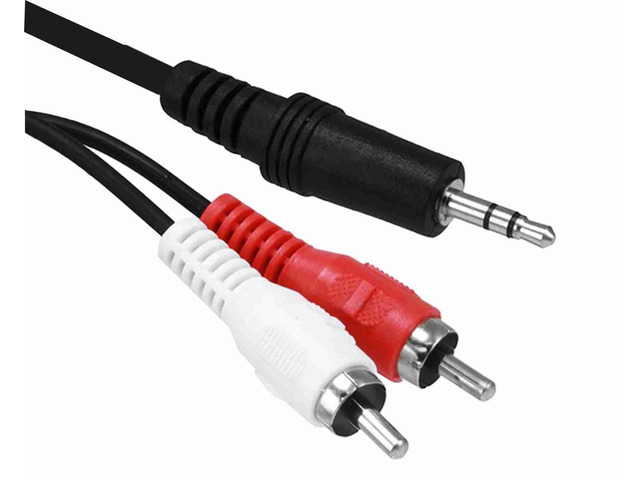3.5mm Stereo Male to Dual RCA