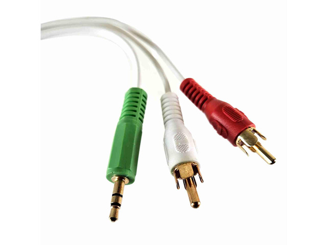 3.5mm Stereo Male to Dual RCA