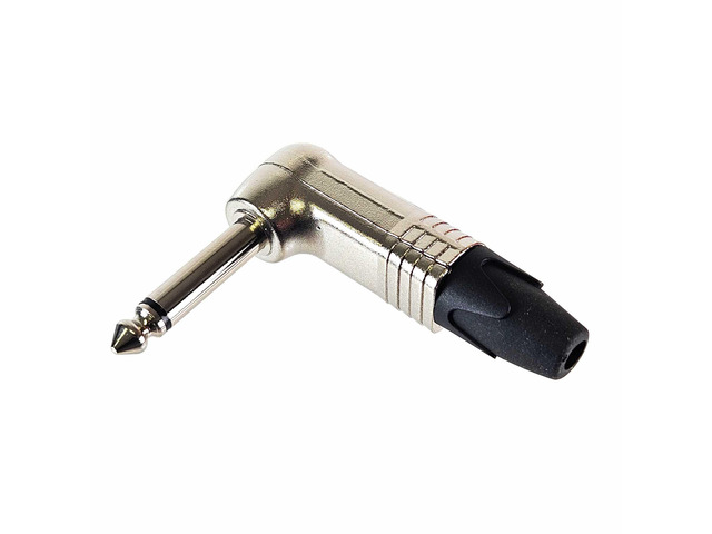 AMERICAN RECORDER Heavy Duty 1/4? TS Unbalanced Right Angle Solder Type Connecto