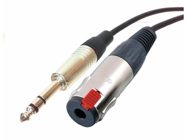 AMERICAN RECORDER 1/4 inch TRS Male to 1/4' TRS Female Balanced Mic/Audio Cable