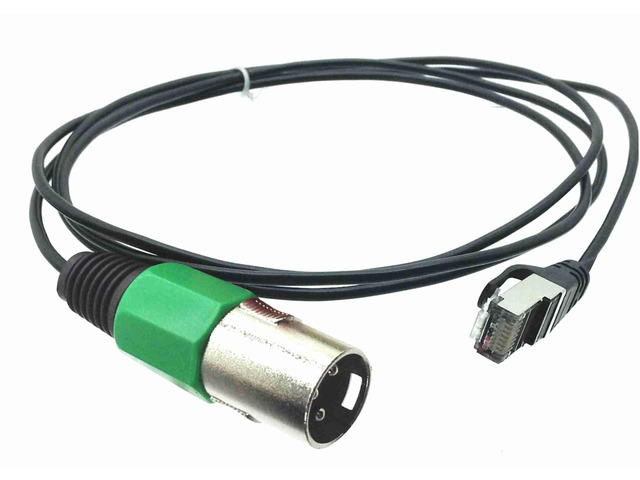 RJ45 (male) to Single XLR (male) Cable for AXIA - 6 feet