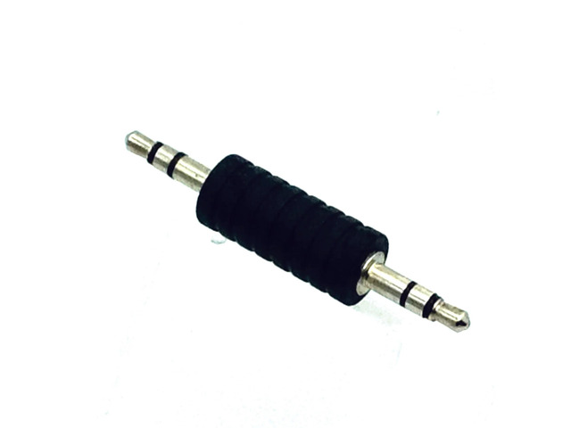 AMERICAN RECORDER 3.5mm TRS (male) to 3.5mm TRS (male) Adapter - Insulated Barre