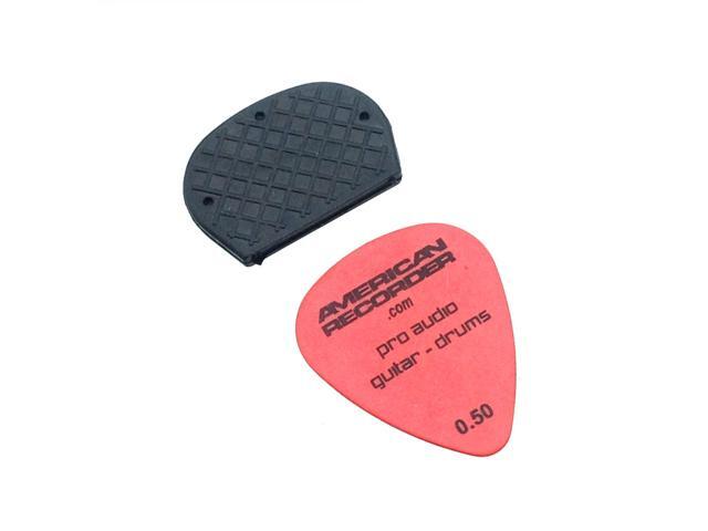 K-GRIP Delrin Guitar Pick with Removable Dynamic Knurl Rubber Grip