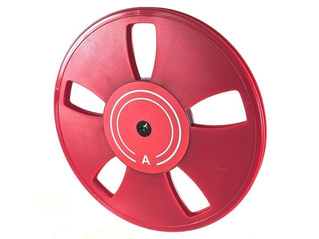 1/4 x 10.5 inch Plastic Audio Tape Reel - Red