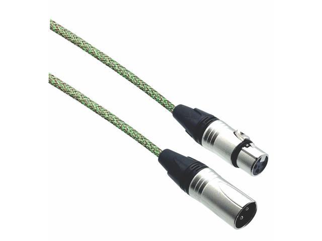 Designer Series XLR Microphone Cable with Jungle Design Protective Sleeve