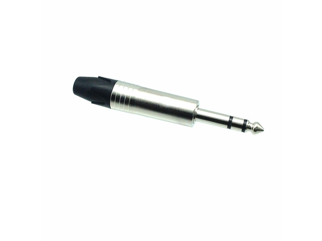 AMERICAN RECORDER Solder Type Inline 1/4' 3 conductor (TRS) Connector