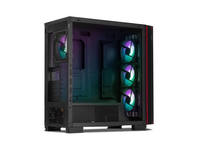YEYIAN Gaming PC Mirage X Full Tower with tempered glass 1.0mm metal chassis up to 420mm liquid cooling - YcF-EPMIR-X1