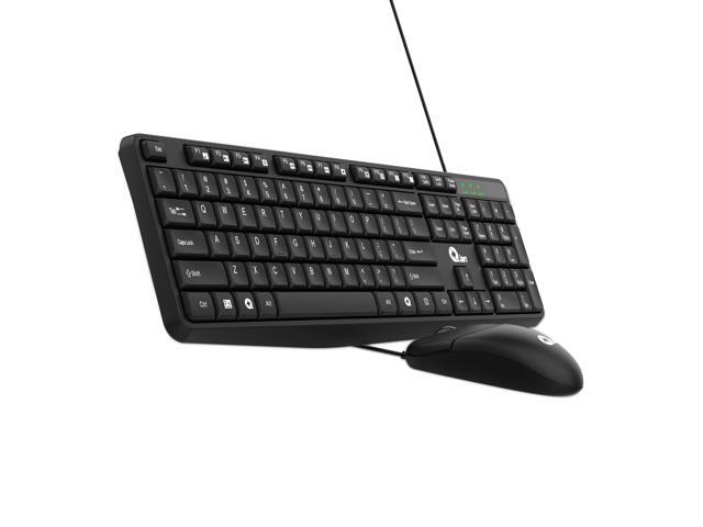 Qian Wired Keyboard and Mouse Kit. Model: QKX-20603EN