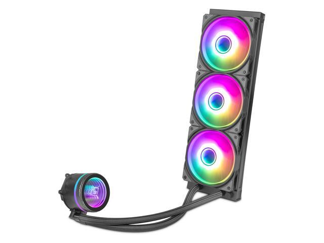 Yeyian VATN Series 360mm AIO ARGB Liquid Cooler System, ARGB, Triple 120mm Fans, HighPerformance Radiator, LowNoise Pump - Model: YTT-360AL-01