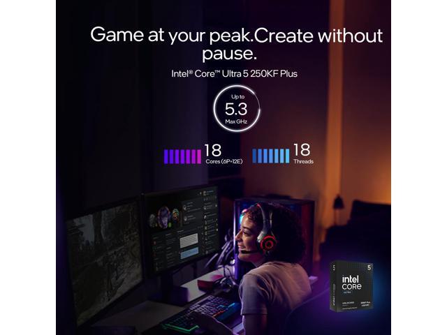 Yeyian Elara Gaming Desktop Ultra 5 250KF, RTX 5060, 32GB DDR5 6000MHz, 2TB NVMe SSD, 750W Gold PSU, WiFi 6E, Windows 11 YPI-EL25KFC-560P2U