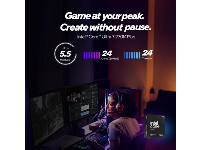 Yeyian Elara Gaming Desktop Core Ultra 7 270K, GeForce RTX 5070, 32GB DDR5 6000MHz, 2TB SSD AIReady Tower with 240mm Liquid Cooling SKU...