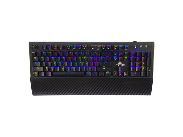 YEYIAN FLARE Mechanical Gaming Keyboard, 104 RGB LED Backlit 16M Color Keys, OUT