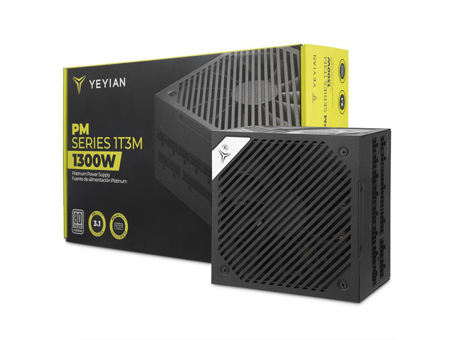 YEYIAN PSU. Fully Modular,1300W, ATX 3.1, 80 Plus Platinum, All Japanese Capacit