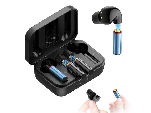 Wireless Earbuds Bluetooth, Magnetic Bluetooth Headphones Replaceable Battery, Bluetooth 5.2 Headsets Volume Control True Wireless Earbuds Gaming...