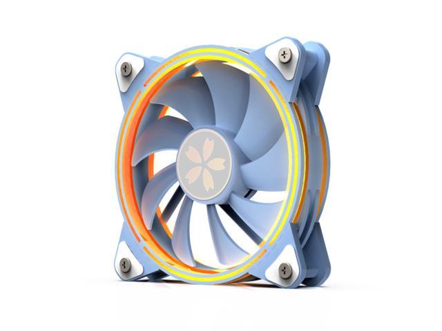 Yeston * zeaginal Sakura ARGB LED 120mm Case Fan, Quiet Edition High Airflow Color LED Case Fan for PC Cases, CPU Coolers, Radiators SystemComputer.