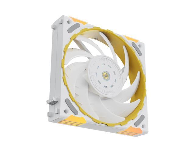 Yeston * Zeaginal ZC-ZHUISHEN TI White*3 LED 120mm Case Fan,Quiet Edition High Airflow Color LED Case Fan for PC Cases, FDB bearing Fan CPU Coolers...