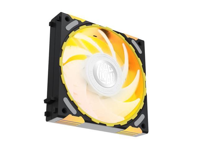 Yeston * Zeaginal ZC-ZHUISHEN Black LED 120mm Case Fan,Quiet Edition High Airflow Color LED Case Fan for PC Cases, CPU Coolers Radiators...