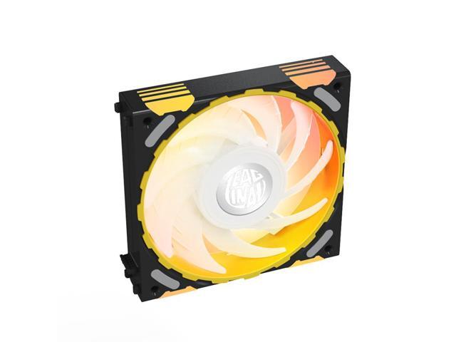 Yeston * Zeaginal ZC-ZHUISHEN Black LED 120mm Case Fan,Quiet Edition High Airflow Color LED Case Fan for PC Cases, CPU Coolers Radiators...