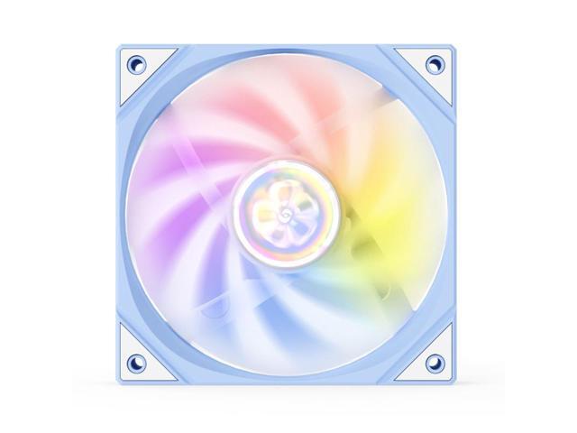 Yeston New Sakura ARGB LED 120mm Case Fan,Quiet Edition High Airflow Color LED Case Fan for PC Cases, CPU Coolers,Radiators SystemComputer Case...