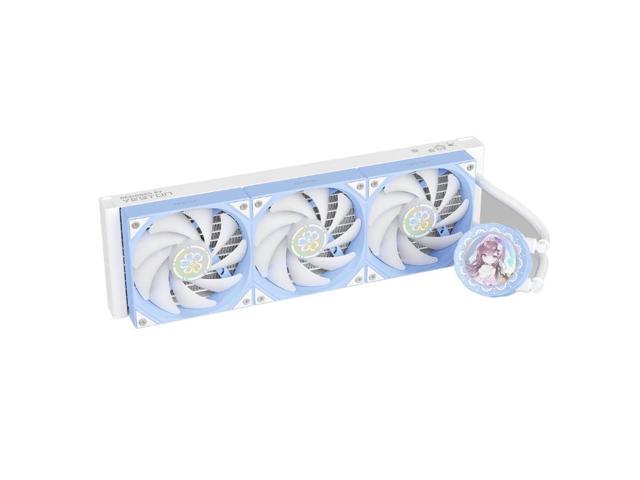Yeston New Sakura 360 integrated CPU supports Intel / AMD platform PWM temperature control fan water cooling radiator ARGB synchronous fan