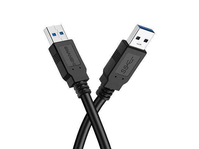 USB to USB Cable 12ft USB Cable Male to Male USB 30 Cable Male to Male Double Side USB Cord for Hard Drive Enclosures DVD Player Laptop Cooling Pad