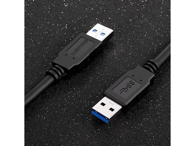 USB to USB Cable 12ft USB Cable Male to Male USB 30 Cable Male to Male Double Side USB Cord for Hard Drive Enclosures DVD Player Laptop Cooling Pad
