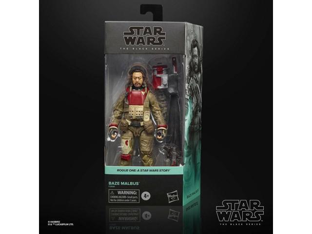 HASBRO STAR WARS BLACK SERIES ROGUE ONE BAZE MALBUS 6' ACTION FIGURE