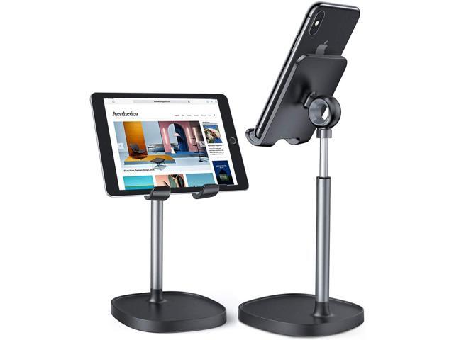 Cell Phone Stand, Angle Height Adjustable Phone iPAD Stand for Desk, Thick Case Friendly iPhone Holder Stand for Desk, Compatible with All Mobile...