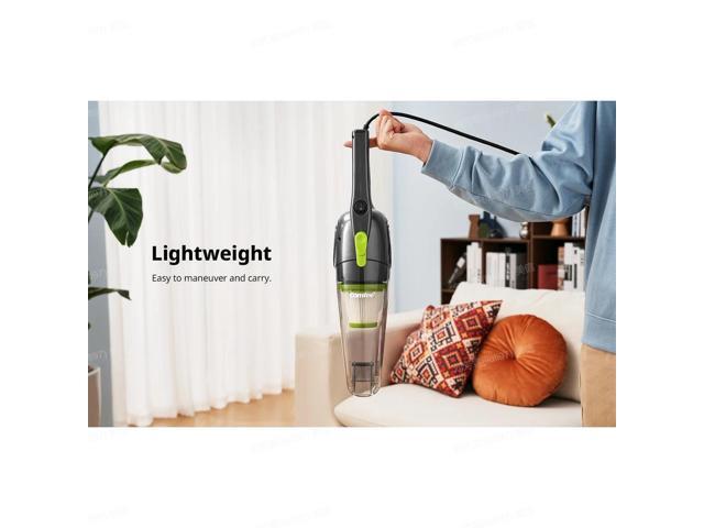 Comfee' Home Lightweight Mini Cleaner for Carpet and Hard Floor Corded Stick Vacuum with Powerful Suction for Multi-Surfaces, 3-in-1 Handheld Vac,...