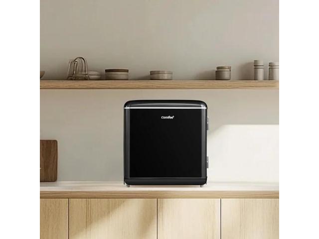 Comfee' 1.7 Cu. Ft Mini Fridge, Compact Retro Refrigerator, Energy Saving, Low Noise, Adjustable Thermostat, Single Door Small Fridge with Chiller...