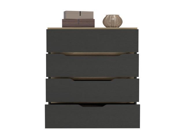 California Drawer Dresser, Four Spacious Drawers, Superior Top