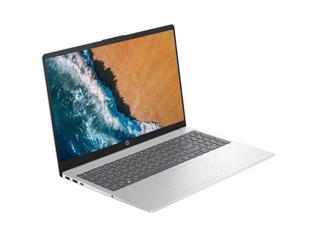 HP Essential 15 Laptop, 15.6' HD Display, Intel N200 Processor, 8GB RAM, 128GB Storage, Wi-Fi 6, Webcam, HDMI, Numeric Keypad, Windows 11 Home, Silver