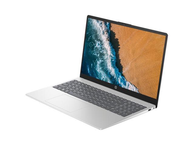 HP Essential 15 Laptop, 15.6' HD Display, Intel N200 Processor, 8GB RAM, 128GB Storage, Wi-Fi 6, Webcam, HDMI, Numeric Keypad, Windows 11 Home, Silver