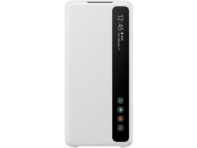 Samsung Genuine Smart Clear View Cover For Galaxy S20+ S20+ 5G White EF-ZG985CWEGUS