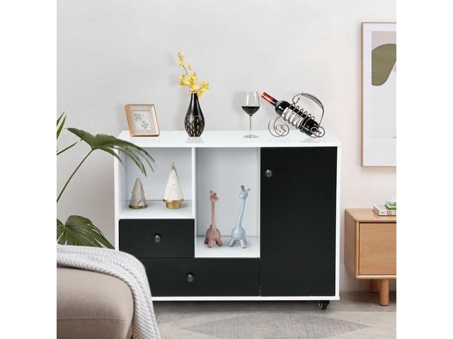 Lateral Mobile Filing Cabinet with 2 Drawers