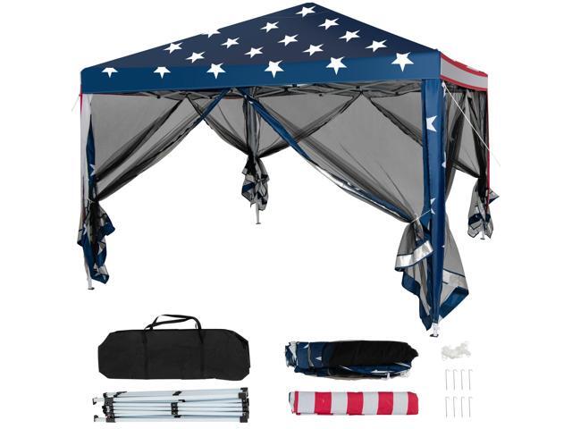 10 x 10 Feet Pop-up Canopy Tent Gazebo Canopy for Outdoor