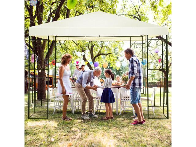 10 x 10 Feet Patio Gazebo Canopy Tent Garden Shelter